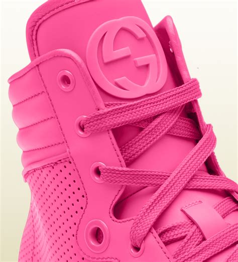 gucci pink sneakers|pink Gucci sneakers for sale.